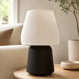 Lámpara estilo clásico con estructura de cesta